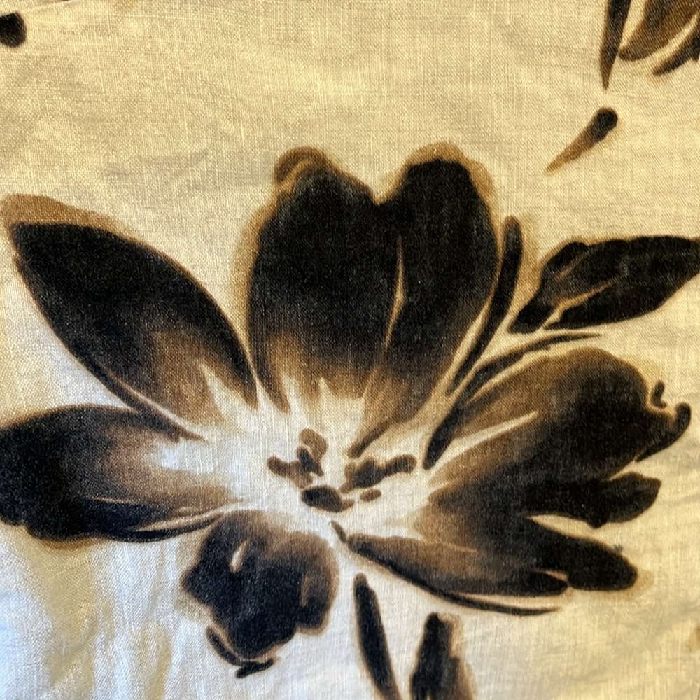 JM Collection Floral Linen Shacket Sz 18 - Picture 6 of 10